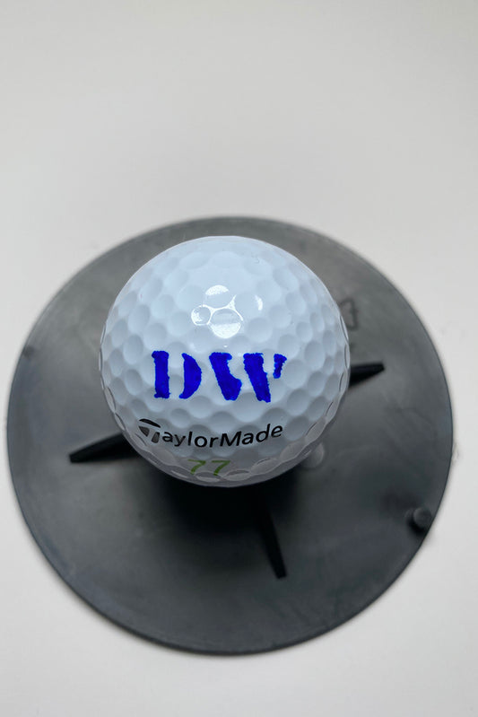 Personalized Initials Golf Ball Marking Stencil NO Alignment Line - 3D Printed