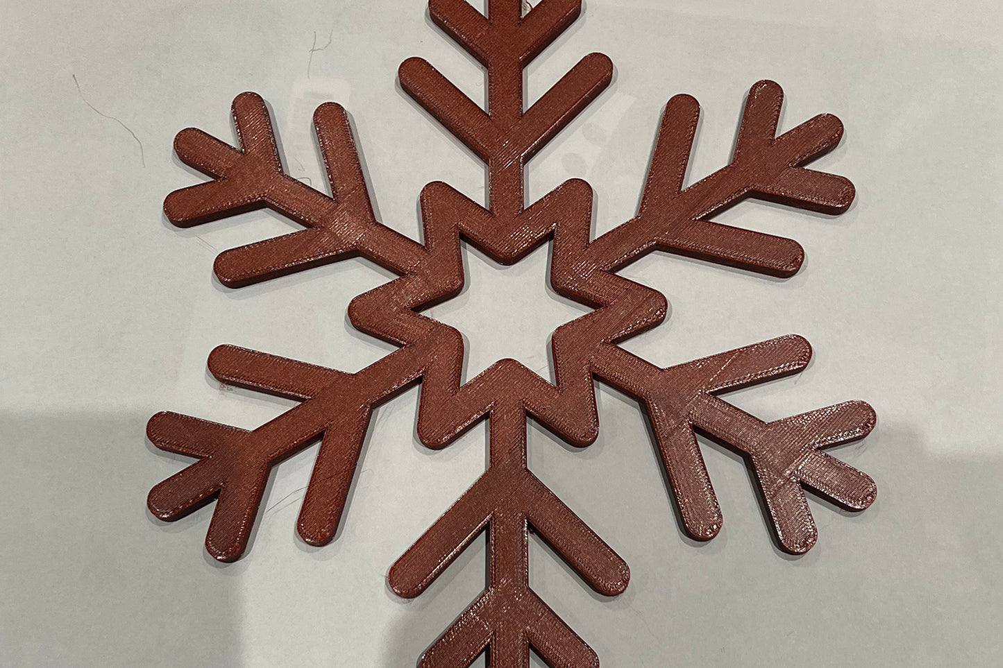 Outdoor snowflake Ornament  - 3D Printed