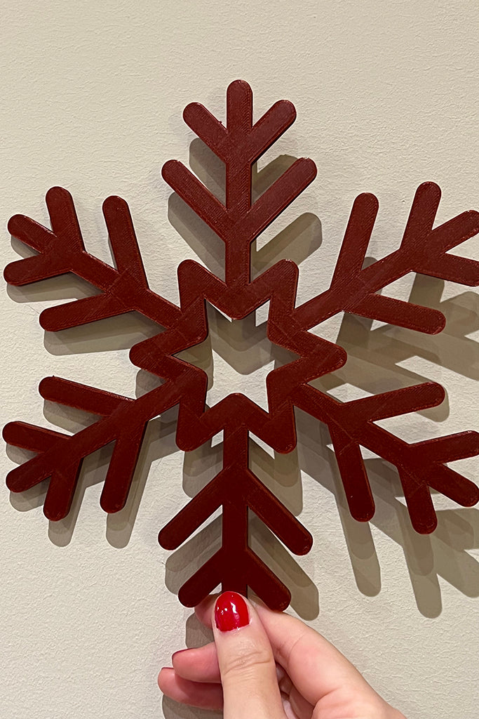 Outdoor snowflake Ornament  - 3D Printed