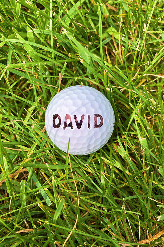 Personalized Initials Golf Ball Marking Stencil NO Alignment Line - 3D Printed