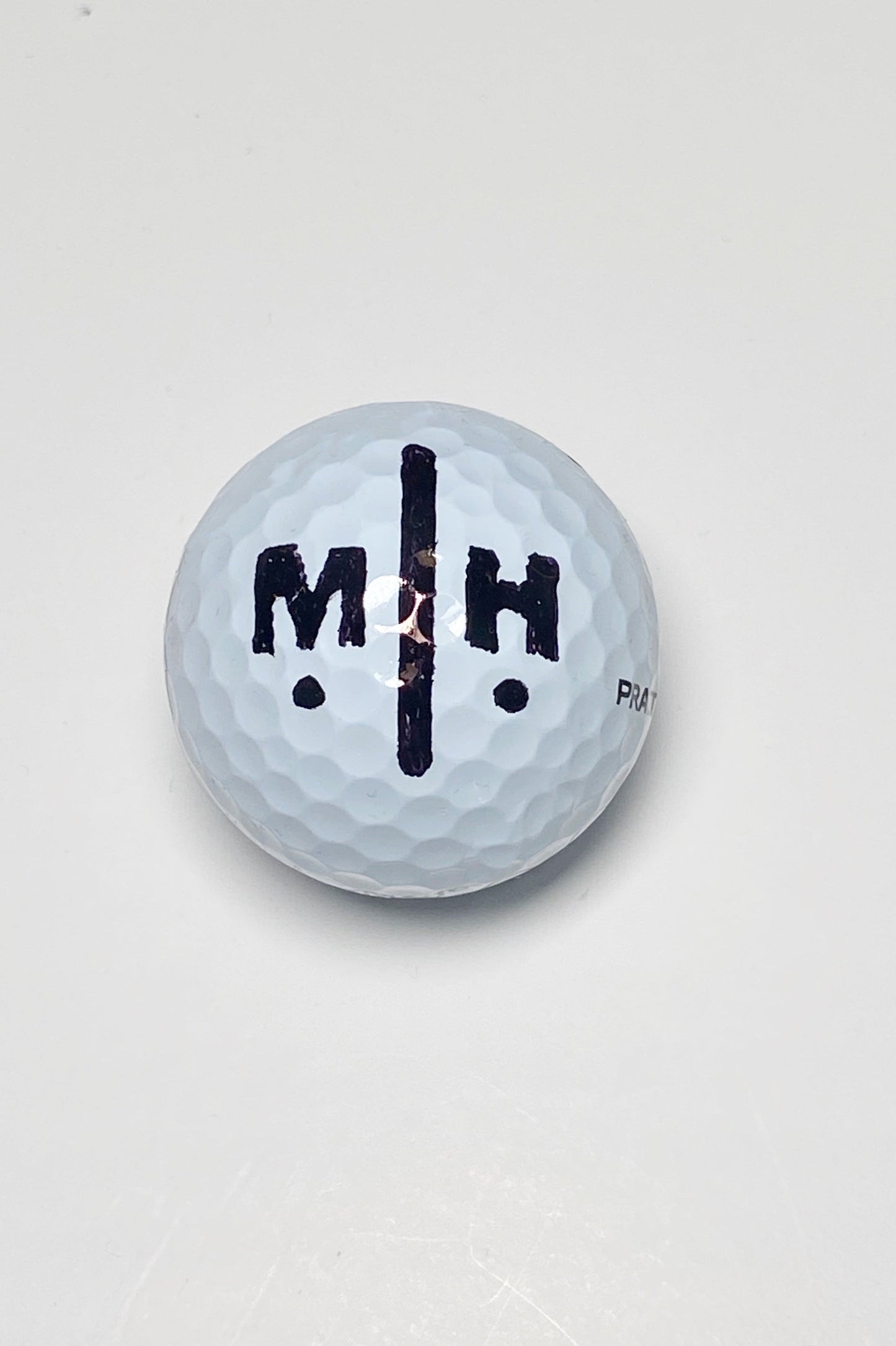 Personalized Golf Ball Marking Stencil with Vertical Alignment Lines  - 3D Printed