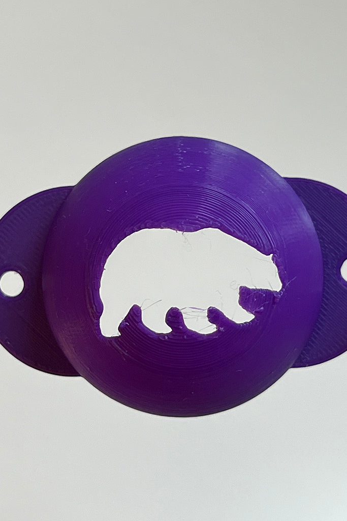 Bear Golf Ball Marking Stencil - 3D Printed
