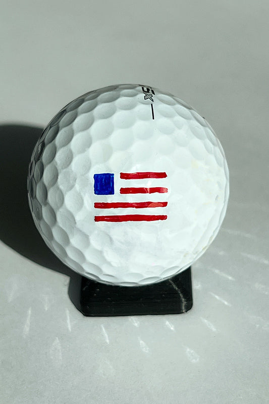 American Flag Golf Ball Marking Stencil - 3D Printed