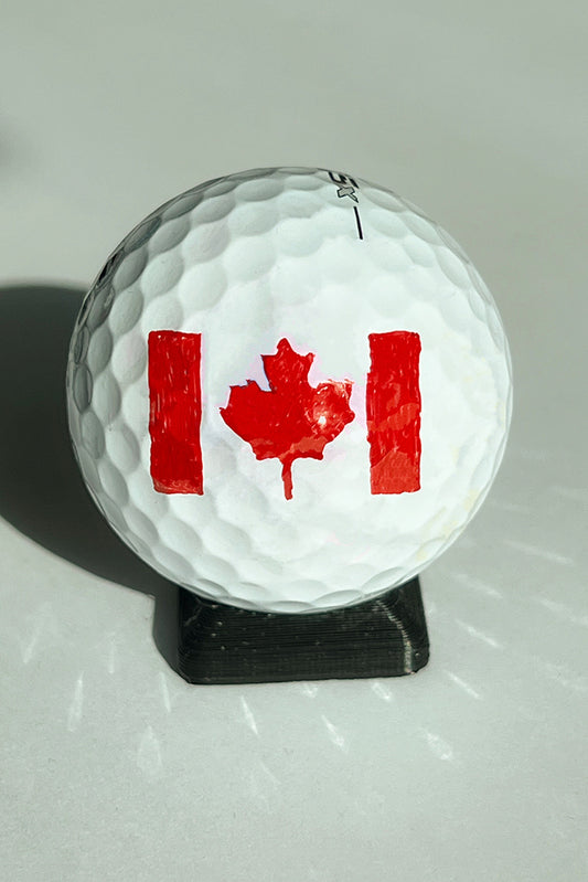Canadian Flag Golf Ball Marking Stencil - 3D Printed