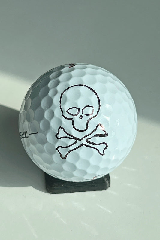 Skull and Bones  - Golf Ball Marking Stencil - 3D Printed