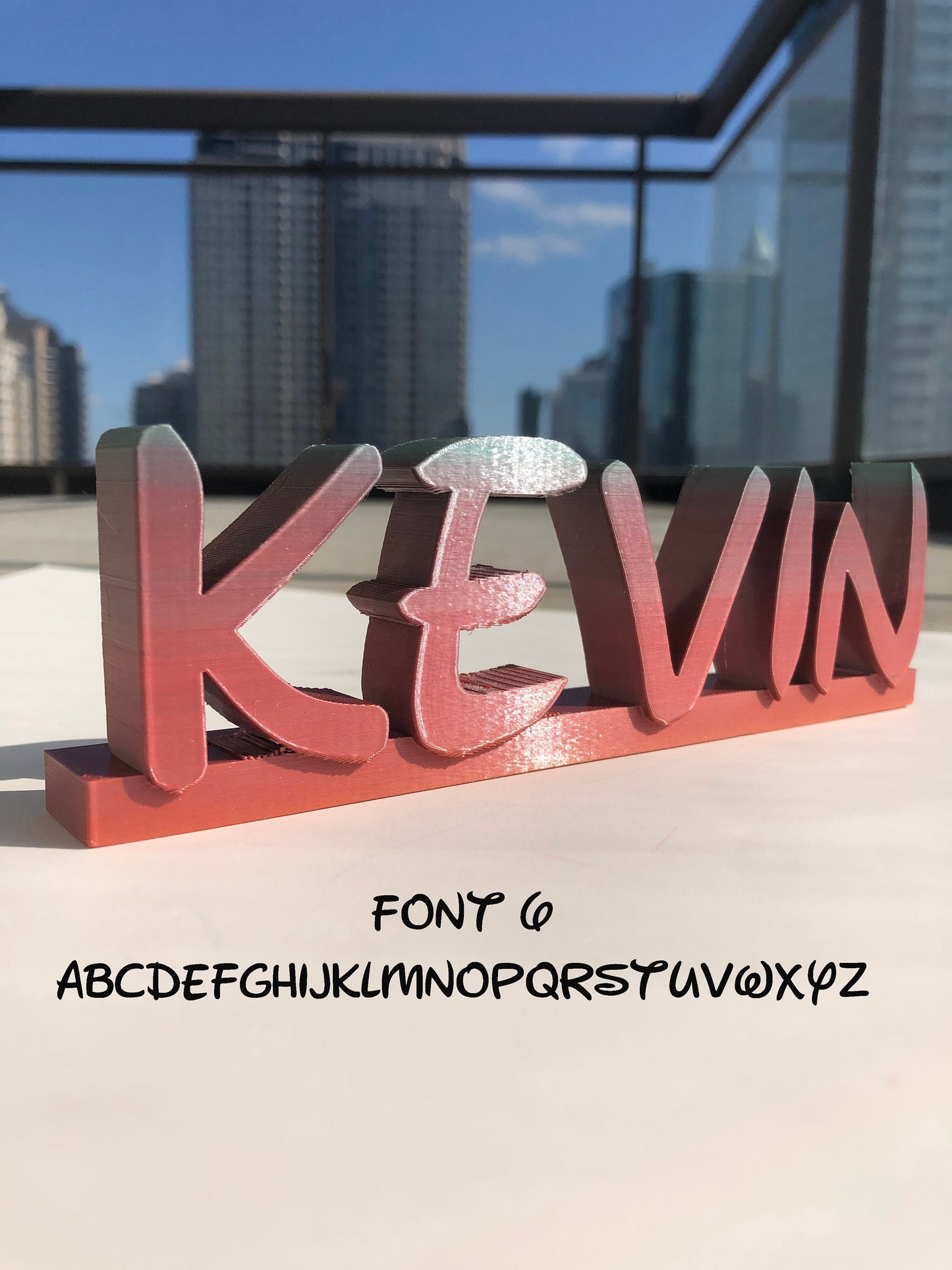 Custom Personalized Name Signs - 3D Printed